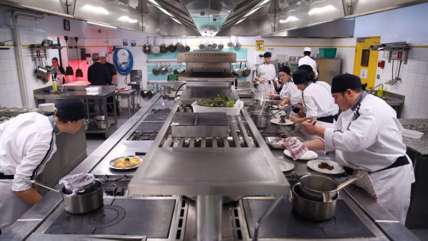 L'équipe en cuisine